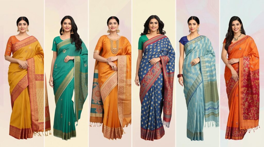Top 6 Sarees For Daily Wear