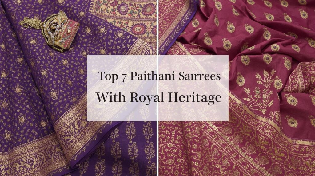 Top 7 Paithani Sarees With Royal Heritage